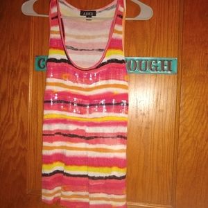 A.Byer Sequin Tank Top